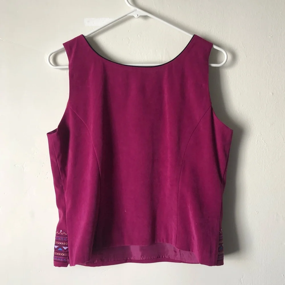 Positive Attitude Beautiful Boho Structured Top - Picture 4 of 5